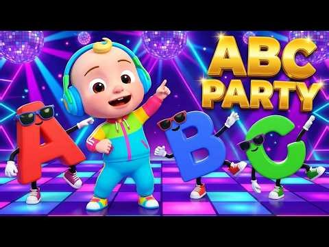 ABC Dance Party! 🅰️💃 | Learn Alphabet Phonics & Kids Techno Remix