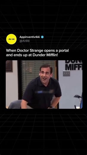 Dr Strange makes a visit at The Office