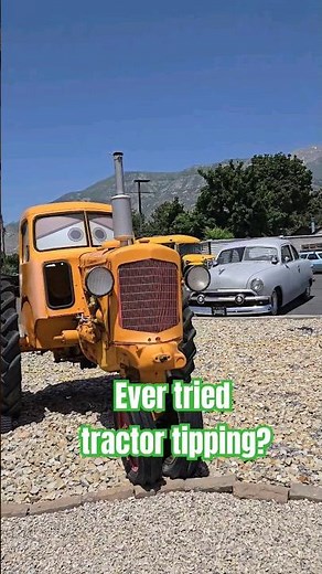 would you try tractor tipping with tow mater? #pixarcars #tractor #cars #automobile
