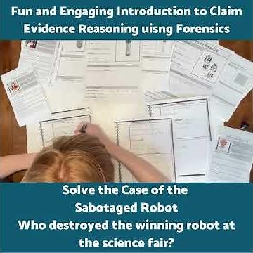 Fun and Engaging Introduction to Claim Evidence Reasoning using Forensics