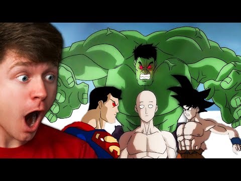GOKU & SAITAMA vs HULK & SUPERMAN! (Reaction)