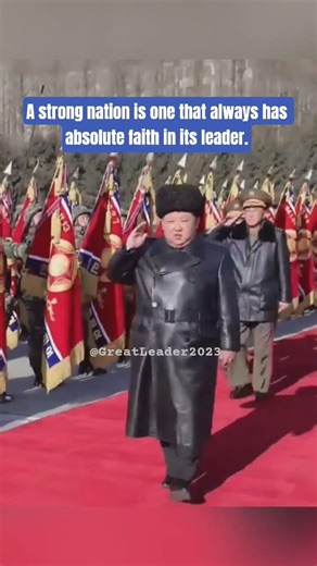 A strong nation is one that always has absolute faith in its leader.🙂#kimjongun #northkorea #shorts