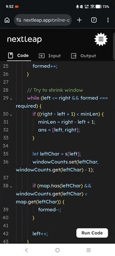 Minimum Window Substring JavaScript | Sliding Window O(n) Solution | LeetCode