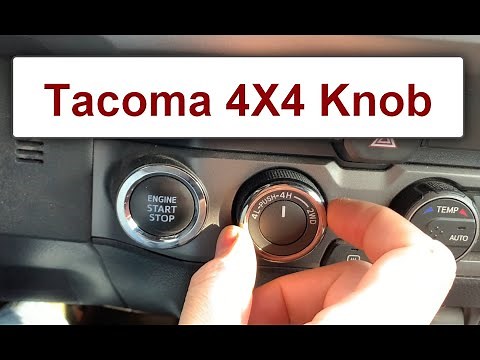 Toyota Tacoma 4x4 How To Use 4 wheel drive
