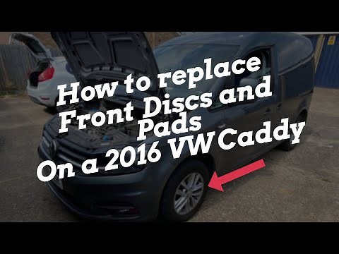 How to replace the Front Discs and Pads on a 2016 VW Caddy 2k (2015-2020)