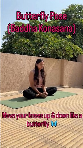 Butterfly Pose 🦋 | Baddha Konasana | Easy Yoga for Beginners