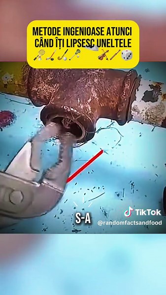 Metode ingenioase atunci când îți lipsesc uneltele #fyp #romania #tips #lifehacks