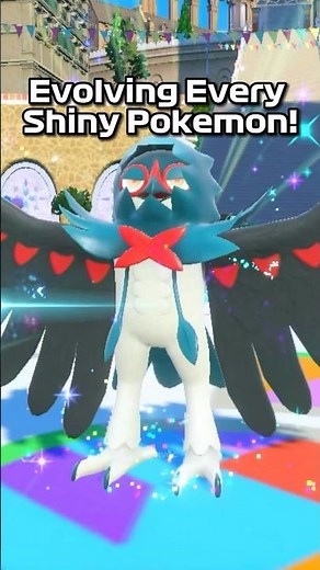 Shiny Rowlet Evolution to Decidueye ✨ #pokemon #pokémon #shinypokemon