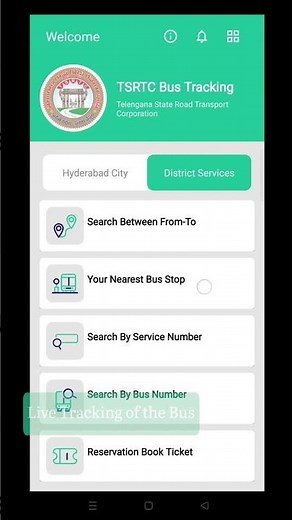 Track your bus in real time! Vehicle Tracking in TSRTC