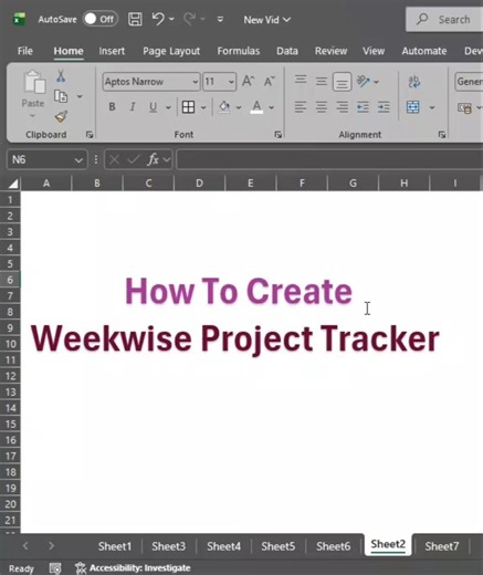 How to Create Tracker in Excel || Check Box in Excel || #excelshorts #exceltips #exceltricks