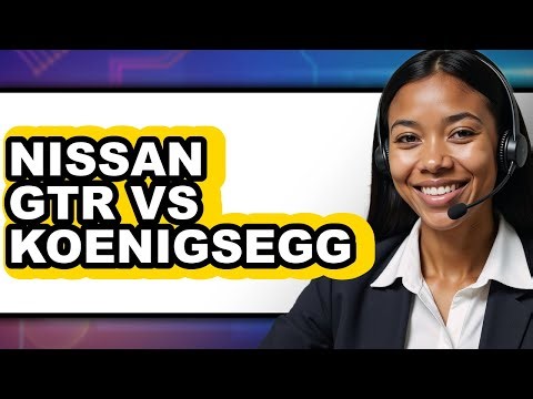 Nissan GTR vs Koenigsegg - Which is Better?