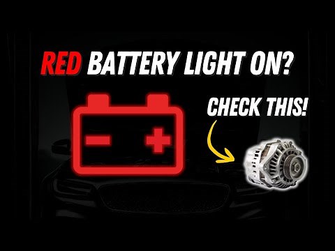 Red Battery Warning Light On? 5 Common Causes & How to fix it
