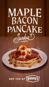 Craving something not on the menu? Get creative with the Maple Bacon Pancake Sundae. Think you can hack it? #DennysMenuHacks | Denny's
