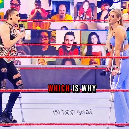 Rhea Ripley Vs Charlotte flair 🥶|Charlotte flair is a drama queen 😅 edit #wwe #rhearipley #shorts
