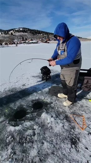 #icefishing #trout #idaho #livescope #customrodbuilder #customrodbuilding