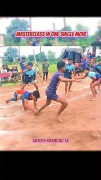 Kabaddi Masterclass in One Single Move 😲😲 #shorts #kabaddi #youtubeshorts #shortsfeed