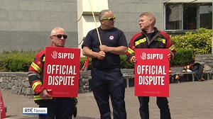 2.8K views · 47 reactions | Strike action by retained firefighters is under way with rolling work stoppages resulting in the closure of up 50% of fire stations in the service. SIPTU is calling for improved pay and conditions to address what it calls a recruitment and retention crisis | Read more: https://rte.ie/b/1388806 | RTÉ News | Facebook
