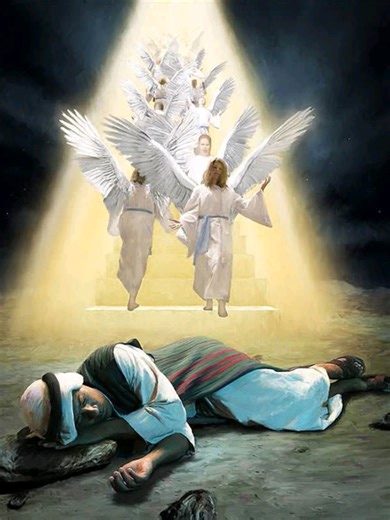 Jacob vio una escalera que conectaba el cielo con la tierra ¿qué significa realmente esta visión bíblica? #jacob #vision #biblia #angels #jesus