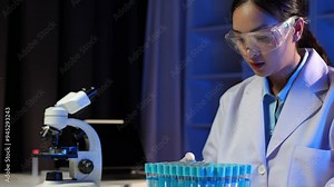 Recording experimental results in the laboratory for planning Science review or checklist Scientists report and write the results of tests, solutions, drugs, documents, and medical research.