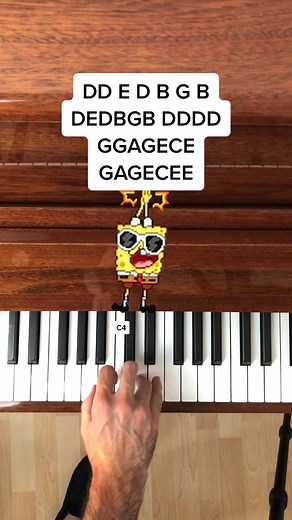 SpongeBob SquarePants Piano Tutorial
