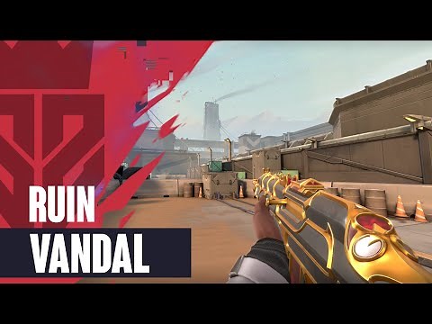 Ruin Vandal Skin Showcase [4K] - Valorant Battlepass Skins
