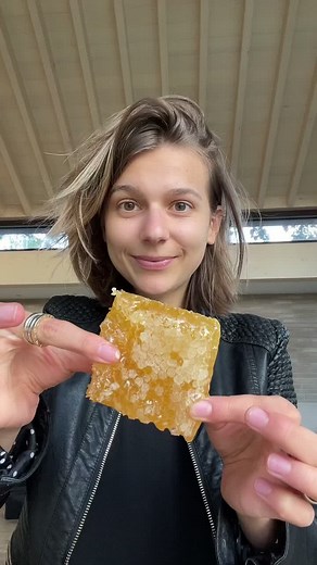 Satisfying ASMR Honeycomb Eating Sounds