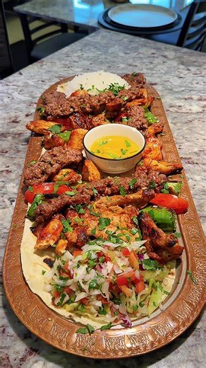 Savor the Flavor of Mix Plate Kebab at Palace Istanbul