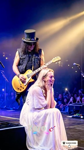 When Slash & Rose Took the Stage, No One Could Hold Back Tears 😢 #slash #gunsnroses #gnr #rock