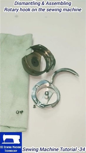 Sewing machine tutorial -34 | Sewing machine rotary hook assembling | sewing machine repair video