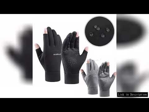 Winter Waterproof Fishing Men's Gloves Women's Cycling Warm Anti Slip Outdoor Sports Exposed Two Fin
