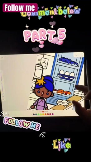 🎨 Toca Boca Girl Coloring ✨ Watch What HappensNext! #TocaBoca #Coloring #TocaLifeWorld #satisfying