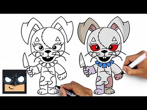 How To Draw Vanny | Five Nights at Freddy's Security Breach - Videos For Kids