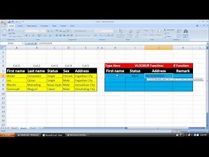 VLOOKUP Tagalog Version