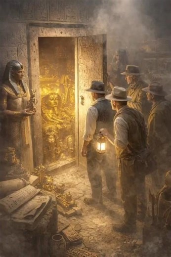 The Moment They Broke Into an Ancient Egyptian Tomb #discovery #archaeology