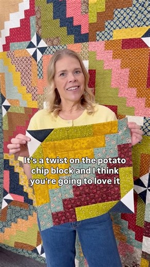 Learn the Potato Chip Quilt Block