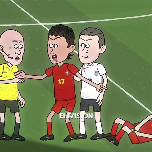 When Wayne Rooney Saw Red vs Cristiano Ronaldo 😳🔥