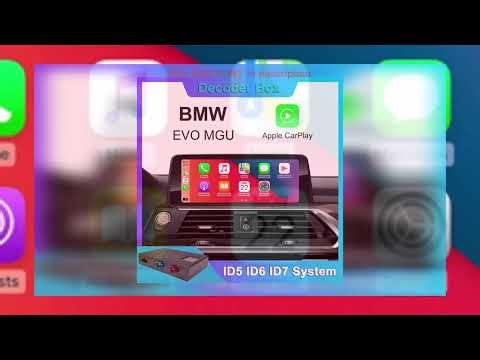 A must-have product! Wireless CarPlay Android Auto Retrofit for BMW EVO ID5 ID6 ID7 Systems with O