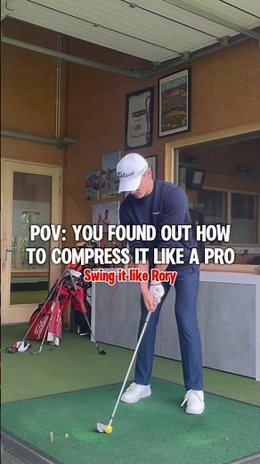 How to compress it like a Tour pro! #golfswing #golf