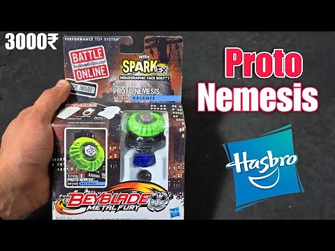 Hasbro Proto Nemesis Spark Fx Beyblade Unboxing and Review