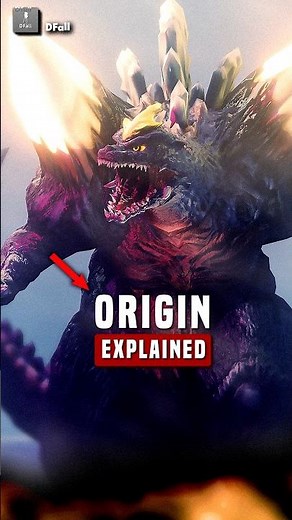 🔥SpaceGodzilla Origin In Toho Universe #spacegodzilla #godzillaxkong #godzillaxkongsupernova