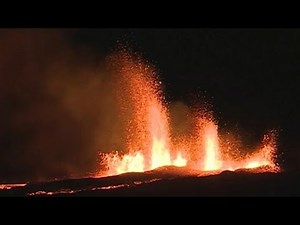 Watch: Volcano erupts on Reunion Island
