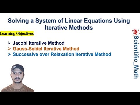 Introduction to iterative Methods Jacobi and Gauss-Seidel Method