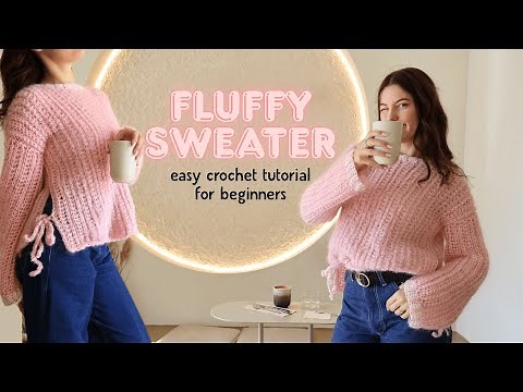 Fluffy Cloud Sweater ☁️ | Easiest Crochet Sweater for Beginners