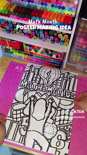Creative Poster Making for Math Month