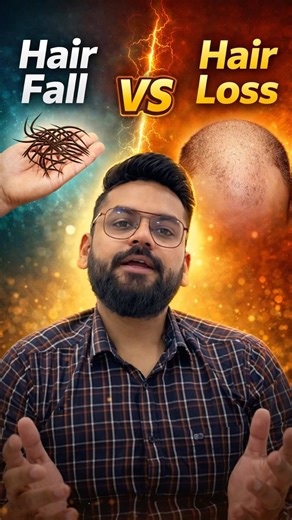 What’s the Difference between Hair Fall vs Hair Loss: Know the Treatment #hairhealth #hairloss
