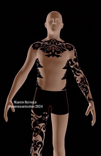 Borneo Tribal Tattoo Ideas Compilation