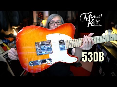 What a tasty guitar!! The Michael Kelly 53DB