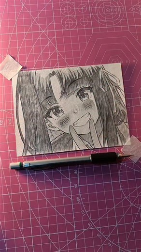 momon🎃 on Instagram: "Awa subaru drawing #anime #drawing #sketch #redraw #easy"