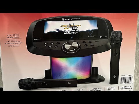 Singing Machine Premium WiFi Karaoke System with 10.1" Touchscreen Display from Costco