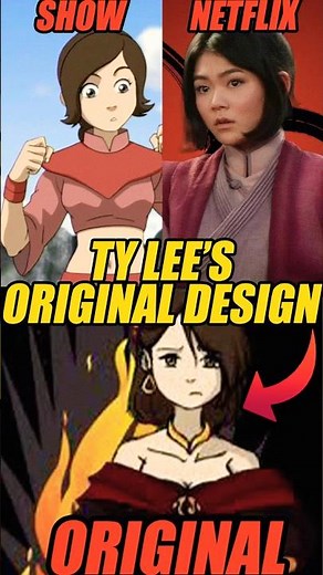 Ty Lee's Original Design - Avatar: The Last Airbender Live-Action #avatarthelastairbender #avatar